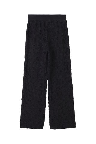 Pantaloni wide legs - Nero - DKNY