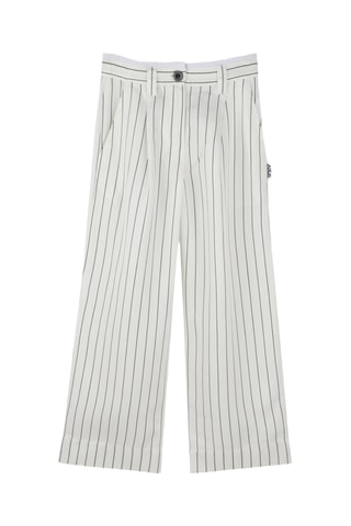 Pantaloni wide legs - Bianco - DKNY