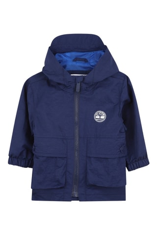 Giacca a vento con cappuccio - Blu