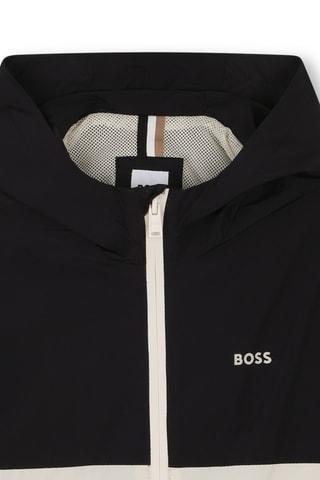 Giacca a vento con cappuccio - Nero - Boss