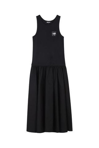 Abito midi senza maniche - Nero - DKNY