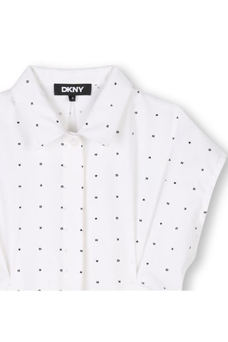 Abito a camicia - Bianco - DKNY