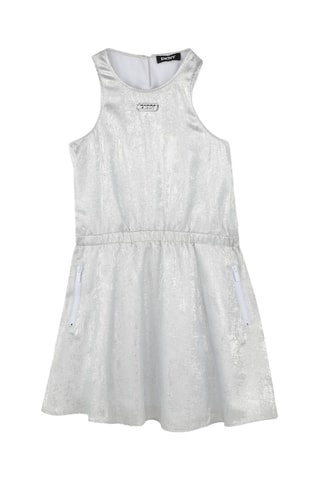 Abito a campana senza maniche - Argentato - DKNY