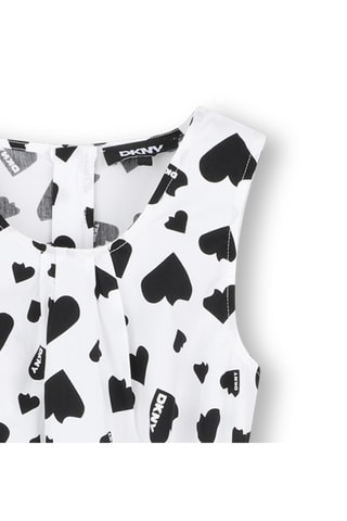 Abito lungo senza maniche - Bianco - DKNY