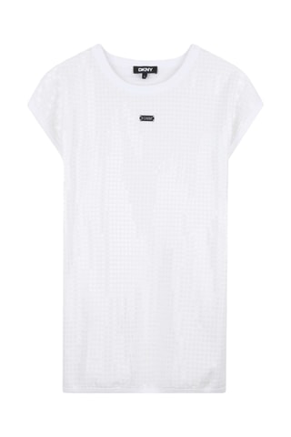 Abito taglio dritto - Bianco - DKNY