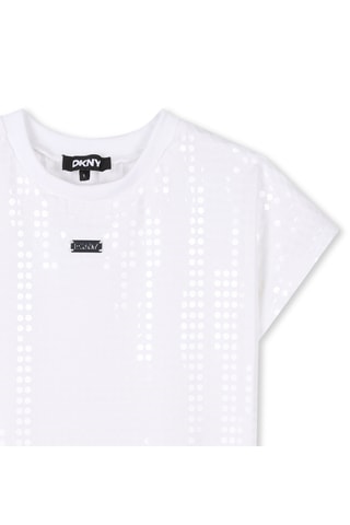 Abito taglio dritto - Bianco - DKNY