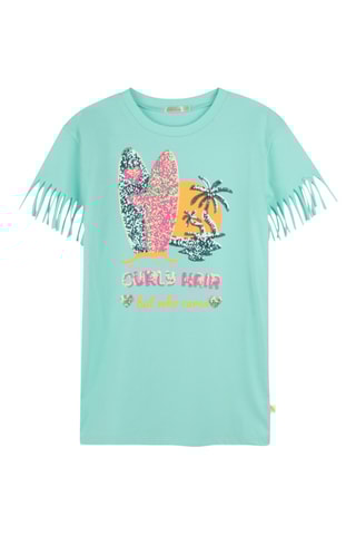 Abito t-shirt - Verde acqua
