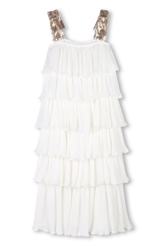 Abito con volant - Bianco