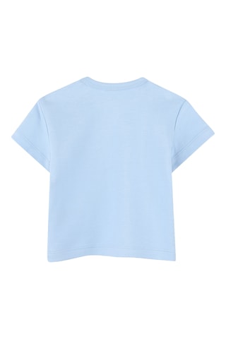 T-shirt e bermuda - Celeste e blu scuro - Karl Lagerfeld