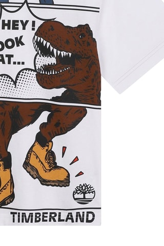 T-shirt in cotone bio - Bianco - Timberland