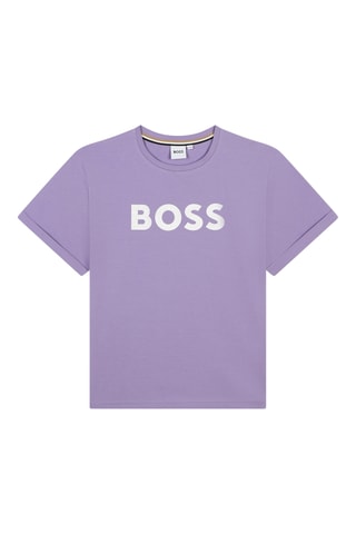 T-shirt - Viola - Boss