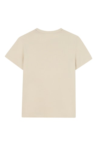 T-shirt in cotone bio - Beige - Hugo
