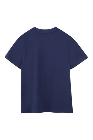 T-shirt in cotone bio - Navy - Hugo