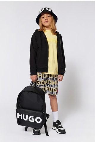 T-shirt in cotone bio - Giallo - Hugo