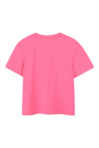 T-shirt in cotone bio - Rosa - Hugo