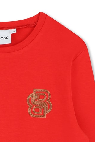 T-shirt - Rosso - Boss