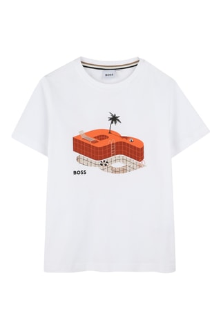 T-shirt - Bianco - Boss