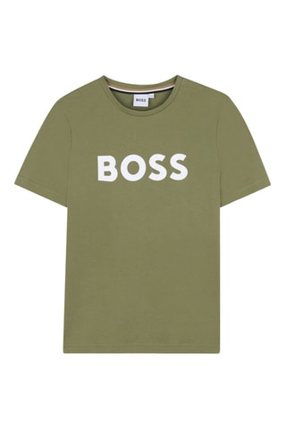 T-shirt - Verde scuro - Boss