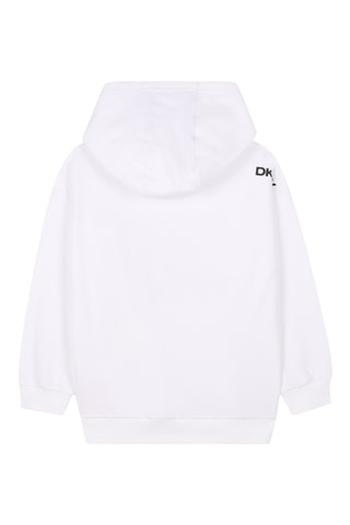Felpa con cappuccio - Bianco - DKNY