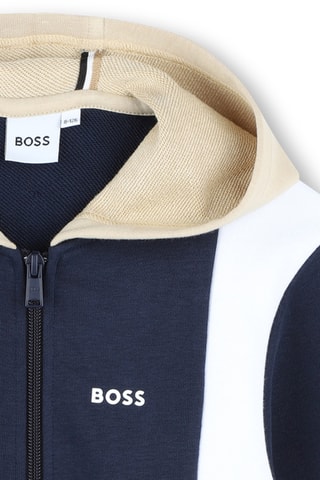 Felpa con cappuccio - Navy - Boss