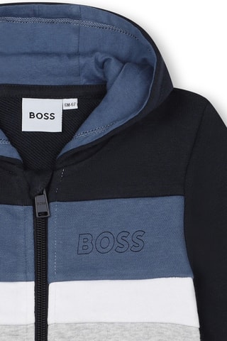 Felpa con cappuccio - Grigio - Boss