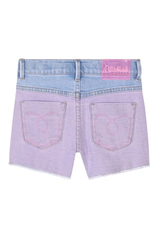 Shorts in jeans - Celeste e malva
