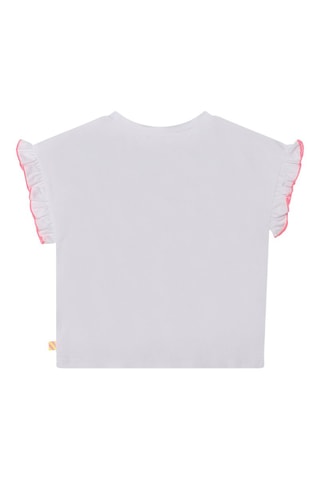 T-shirt e shorts - Rosa e bianco - Billieblush