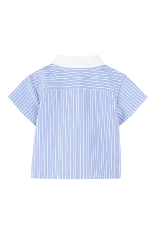 Camicia e shorts - Blu e bianco - Karl Lagerfeld