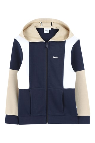 Felpa con cappuccio e pantaloni sportivi - Navy - Boss