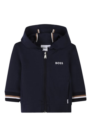 Felpa con cappuccio e pantaloni sportivi - Blu notte - Boss