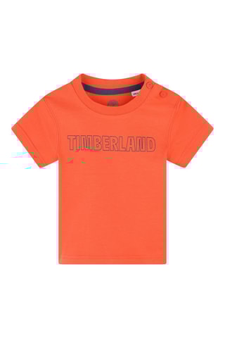 T-shirt e shorts - Arancione e cobalto - Timberland