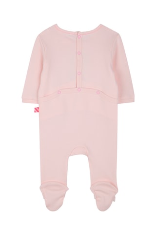 Tutina e berretto in cotone bio - Rosa cipria