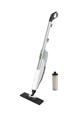 Scopa a vapore SC 2 Upright - Nero e bianco - 117,1 x 19,4 x 12,3 cm