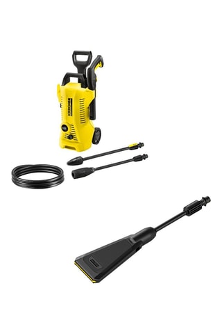 Hogedrukreiniger K2 Power Control- 20-110 bar en Eco!Booster 120 K2-K3 - Zwart - 12 x 4,9 x 46,1 cm