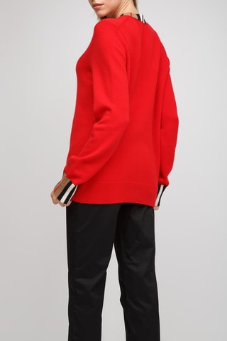 Pull en laine et cachemire Eyre - Rouge vif