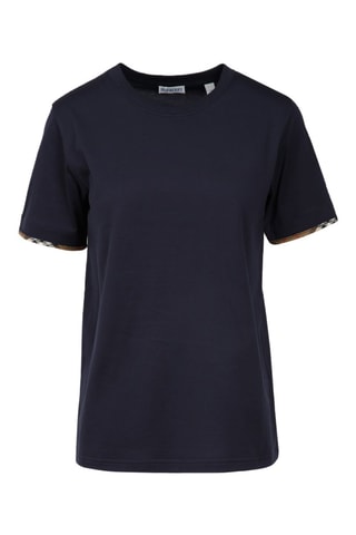 T-shirt en coton Jwear - Bleu marine noir