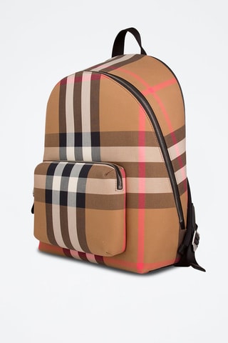 Sac à dos Ml Jeff check Woc - Taupe