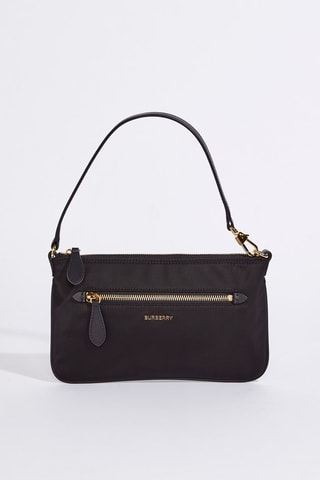 Pochette en cuir de veau Pouch - Noir