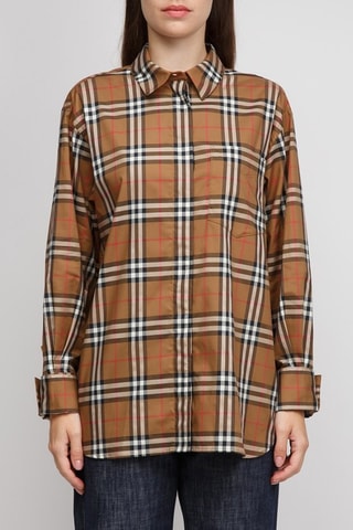 Chemise Ivery Shirt Chk Brown - Marron