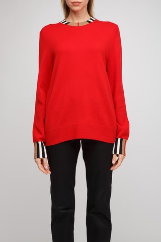 Pull en laine et en cachemire Eyre - Rouge vif