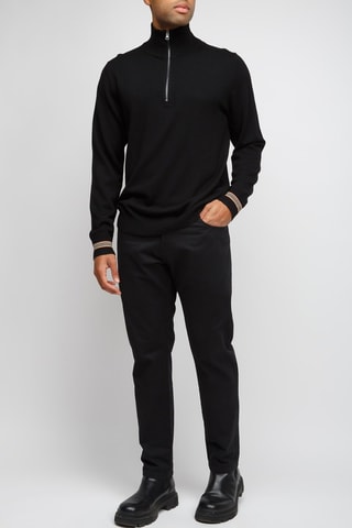 Pull en laine mérinos Itter - Noir