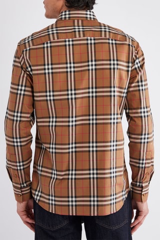 Chemise Shefford Ls Chk - Marron