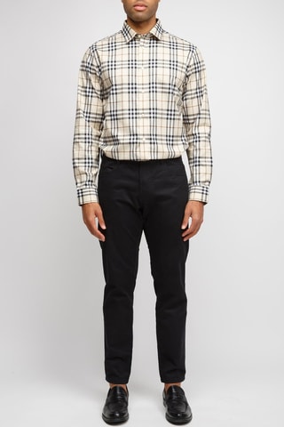 Chemise en coton Shefford - Beige moderne