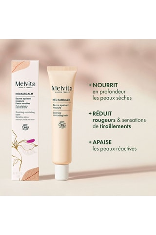 Baume apaisant rougeurs Nectarc Calm - Peaux sensibles - 40 ml