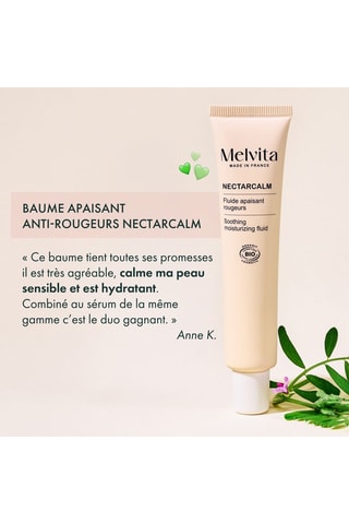 Baume apaisant rougeurs Nectarc Calm - Peaux sensibles - 40 ml