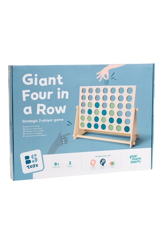 4 en línea de madera - Desde 6 años