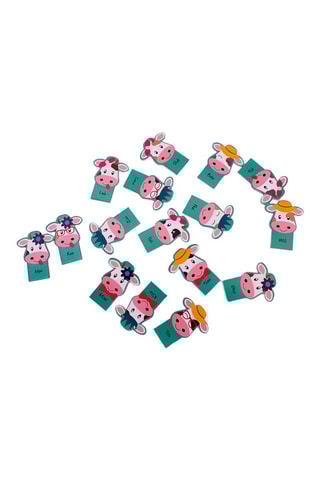 Quelle vache suis-je ? en bois - 18 pièces - Dès 3 ans