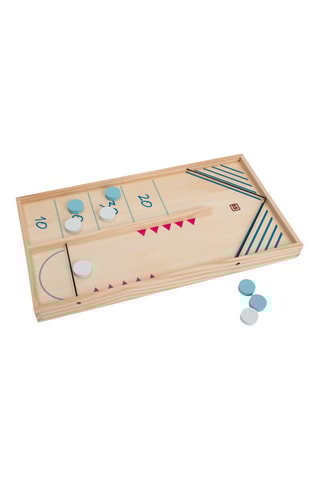 Jeu de palet à fronde et hockey sur table en bois - Dès 6 ans