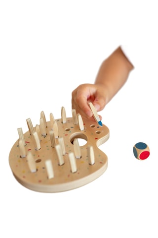 Mémo pinceaux en bois - Dès 4 ans