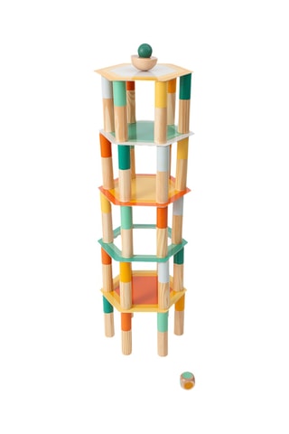 Tour d'équilibre géante en bois - Dès 5 ans